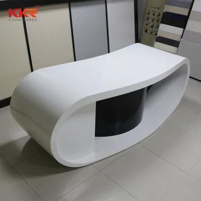 Artificial Stone Modern Furniture Reception Desk