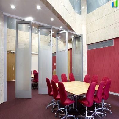 Acoustic Space Saving Soundproof Wood Wall Partitions for Conference Hall