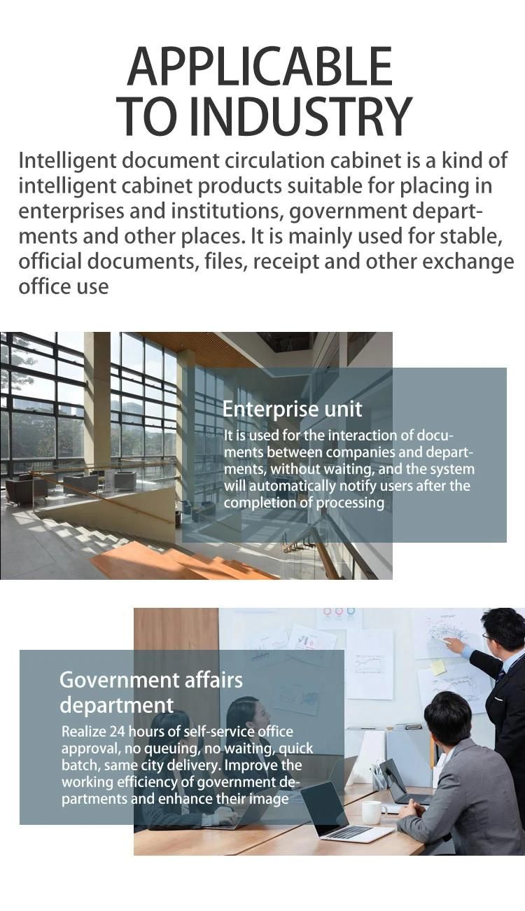Lifetime After-Sales Government Use Intelligent Documents Exchange Cabinet
