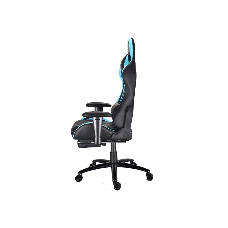 High Back Ergonomic Rotating PC Computer Game Gaming Chair with Footrest