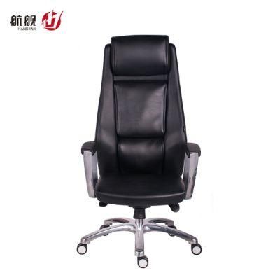 Office Furniture PU Black Leather High Back Swivel Executive Boss CEO Chairs