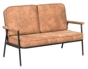 Fabric Upholstered Modern Office Sofa with Metal Frame in Different Size