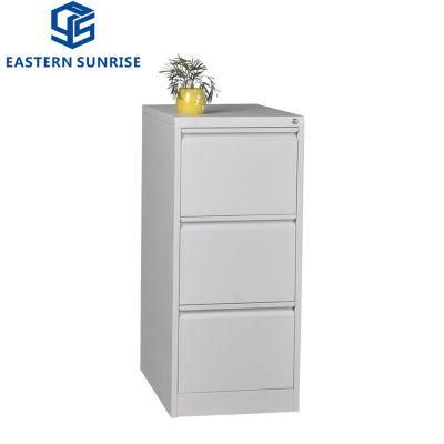 High Quality Office Furniture Metal 3 Drawer Vertical Filing Cabinet