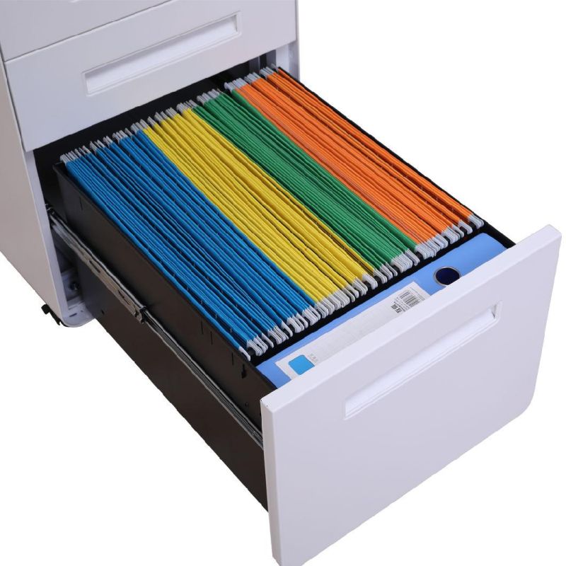 Office Furniture Industry 3 Drawer Mobile Pedestal Filing Cabinet