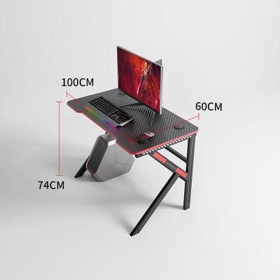 Elites Top Modern Wholesale with RGB Light E-Sports Hall Gaming Computer Desk Gaming Table