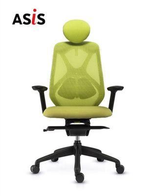 Asis Suit High Back European Design Mesh Office Chair with Headrest and Armrest Swivel Seating