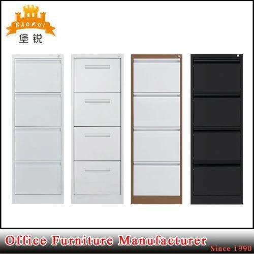 Metal Filing Cabinet Steel Vertical 4 Drawer Cabinet Office File Folder Double Safe Iron Cabinet with Locking Bar