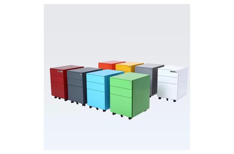 Modern Design Steel Mobile Pedstal Metal Drawer File Cabinet