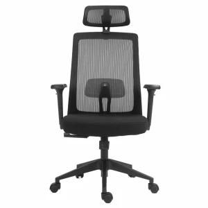 2021 Reclining Mesh Office Chair with 3D Armrest and Adjustable Headrest and Lumber Support