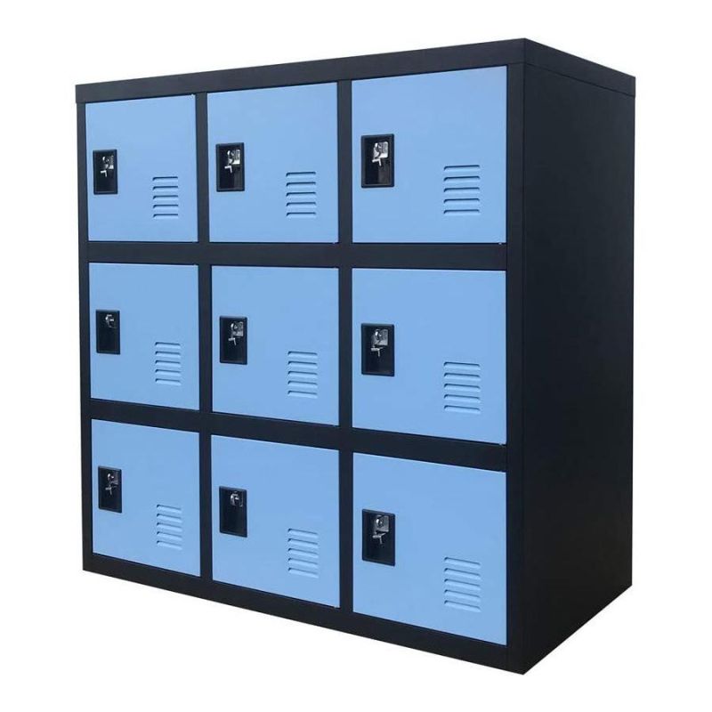 Gdlt 9 Door Metal Lockers Storage Employees Cabinet Gym Locker
