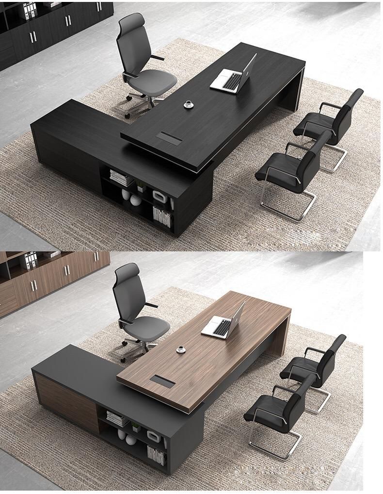 Foshan Luxury Office Table Executive Desk Wooden Office Furniture