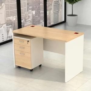MFC Laminated Wooden Computer Office Table Desk with Mobile Cabinet
