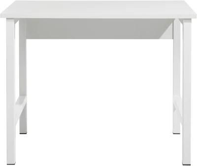 Height Executive Table Home Office White Wood Computer Desk