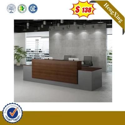 Cherry Face to Face Fashion Staff Table Office Furniture Reception Table (HX-8N1751)