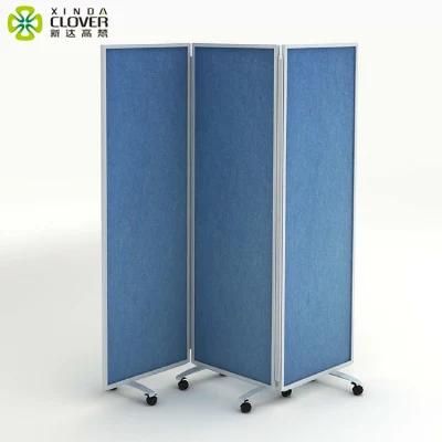 Hospital Wood Partition Folding Screen in Aluminium Profile