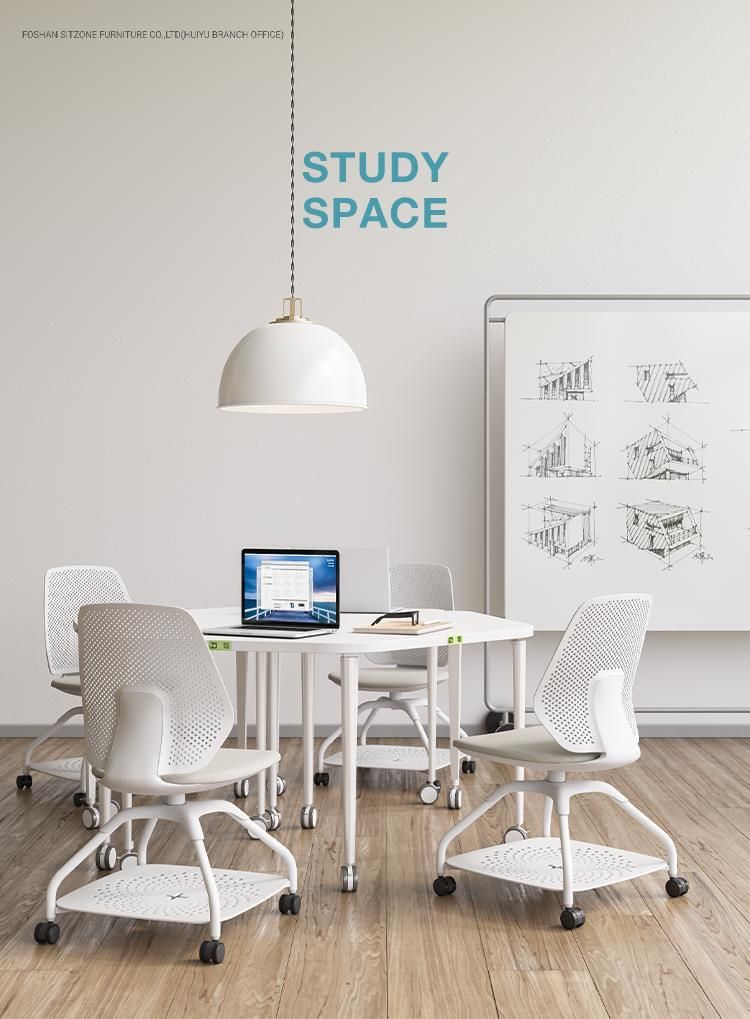Modern Fixed Huy Standard Export Packing School Arm Meeting Chair