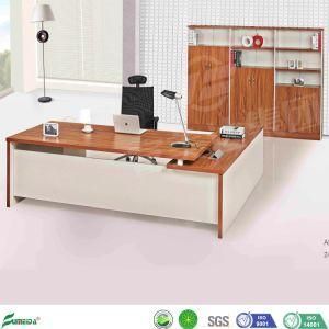 Modern Solid MFC Panel Wood Furniture L Shape Office Executive Wood Table Manager Desk
