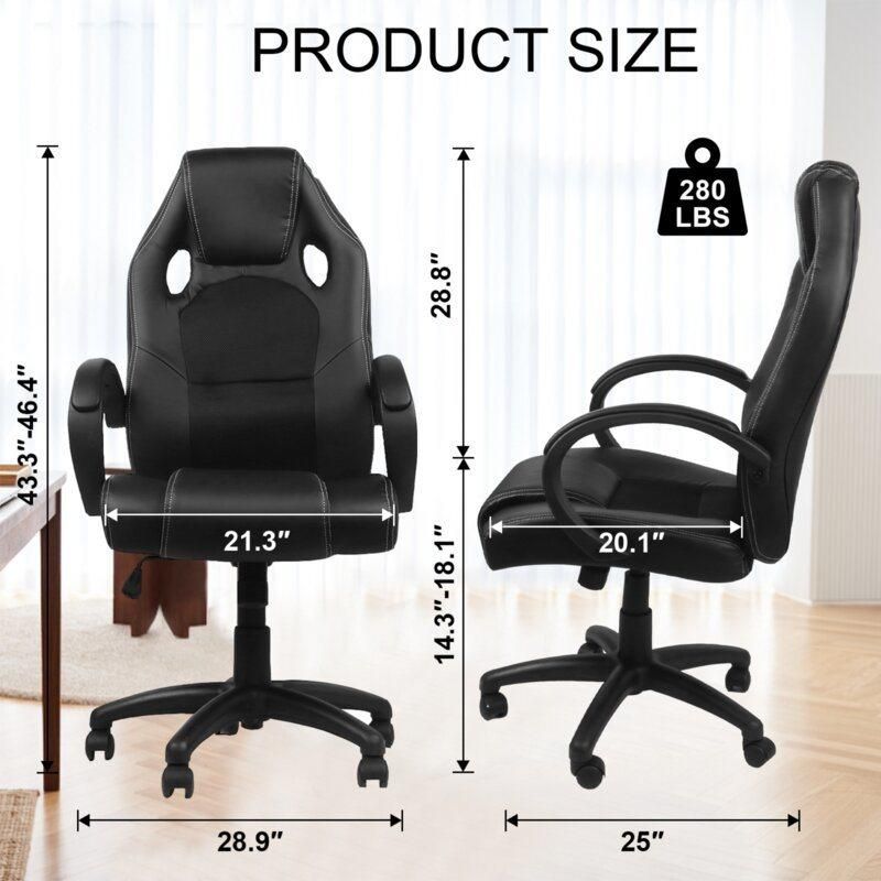 Ergonomic Design Home Decor Leather Executive Adjustable Gaming Chair