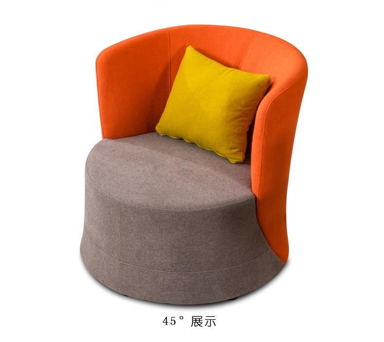Low Back Tub Chair as Single Seater Sofa Chair in Fabric Colors