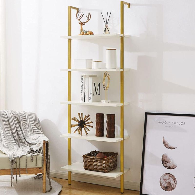 Modern Bookshelf Bookshelves Floor Standing Tree Bookcase in Living Room Home Office