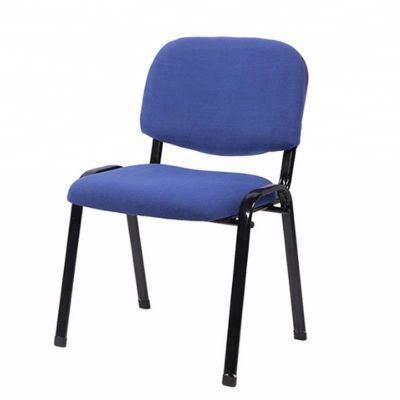 Wholesale Fabric Reception Chairs High Back Support Office Stackable Black Cushion Padding Conference Chairs