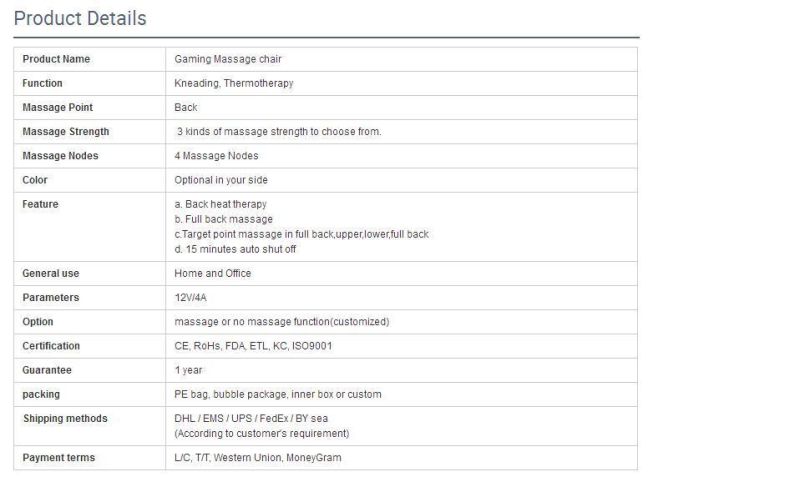 Esports Gaming Kneading Massage Chair Office Home Massage Chair Marvel Gaming Chair