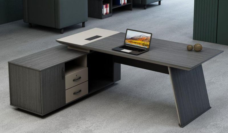 Modern Office Furniture MDF L Shaped Executive Office Table