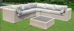 Outdoor Furniture PE Rattan Furniture Table &amp; Sofa (kr-002)