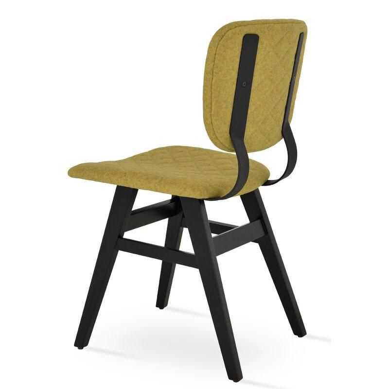 Dining Room Tulip Chairs with Natural Wood Leg and PP Seat Plastic Dining Chairs
