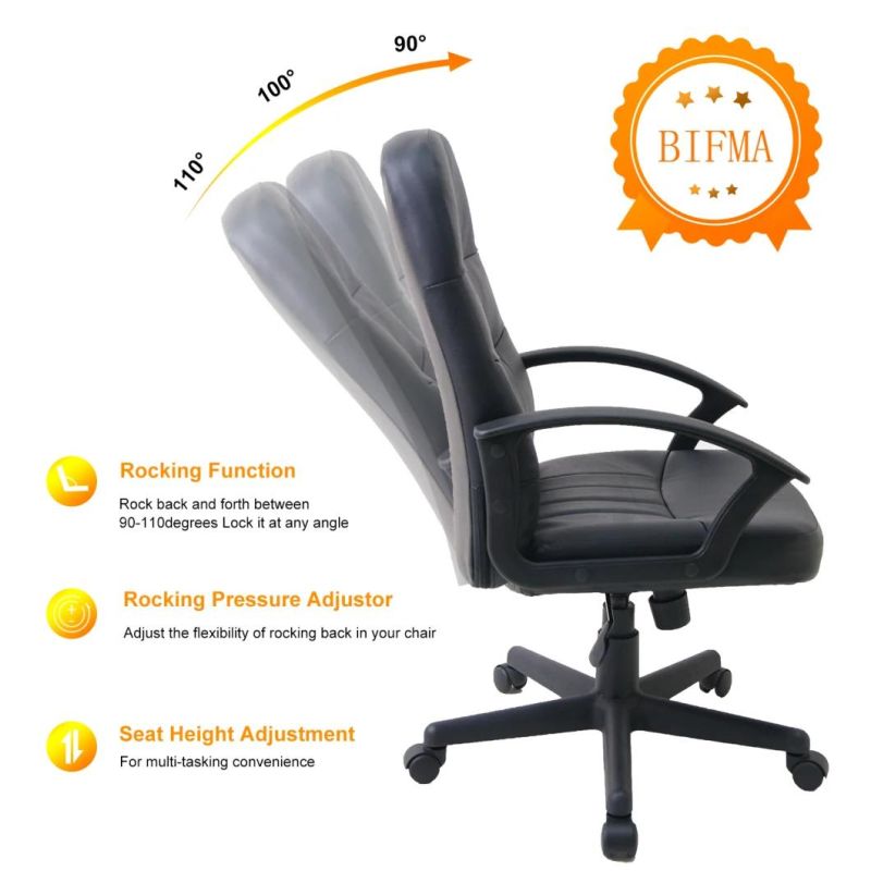 Synthetic Leather Visitor Office Chair