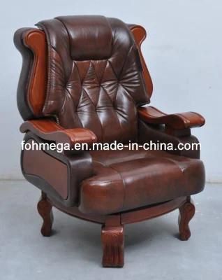 Boss Armrest Office Chair, Luxury Leather Executive Office Chair