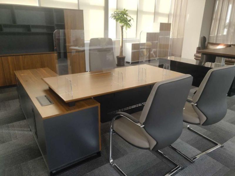 PMMA Desk Partition Spray Prevented Plastic Board Acrylic Office Public Area Partition