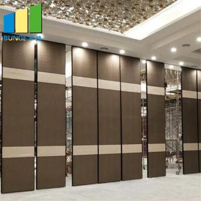 Soundproof Room Divider Sliding Folding Movable Partitions for Restaurant / Hotel