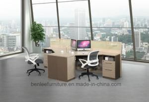 New Design Modern Modular Open Wooden Office Workstation for 2 Seats (BL-KC60)
