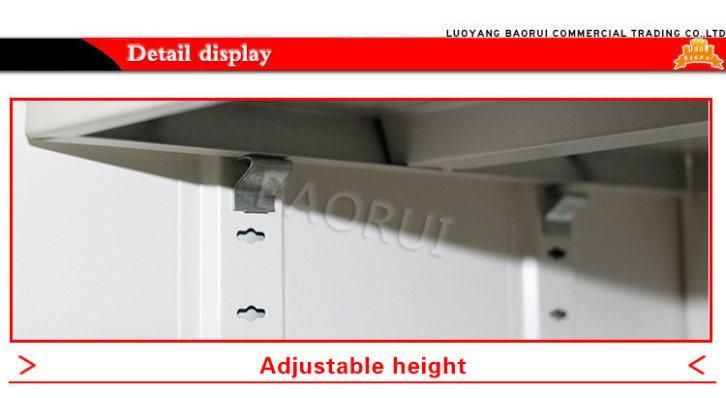 Knock Down Cabinet Steel Library Furniture Book Shelf Metal Storage Rack