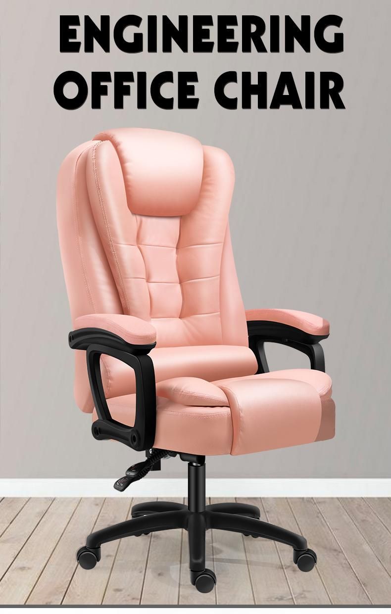 Luxury High Back CE Certified Heavy Duty Leather Ergonomic Swivel Executive Office Manager Boss Chair