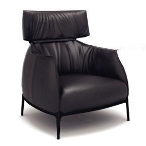 Modern Genuine Leather Sofa Office Sofa Boss Room Sofa