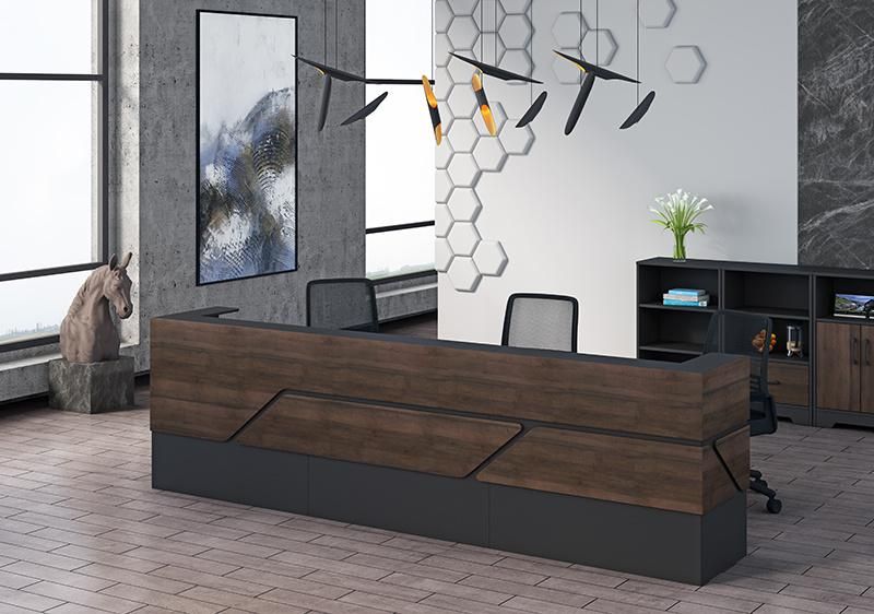 Office Furniture Lobby Counter Registration Front Desk Waiting Roon Reception Desk