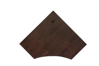 Solid Beech Wood Grade a/B, B/C Walnut Color Butcher Block Style Personal Office Table/Desk Top