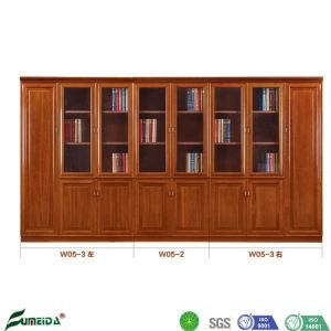 High End Wooden 2/3 Door Modular Storage Furniture Bookshelf File Cabinet