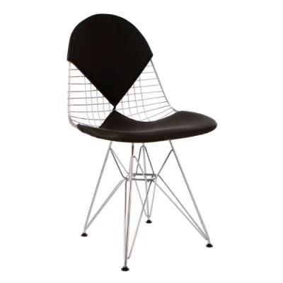 Free Sample Metal Garden Classic Golden Frame Cafe Wire Chair