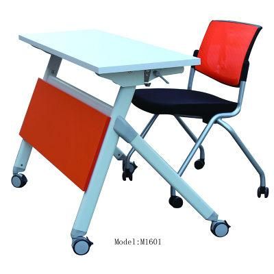 Steel Frame Stackable Foldable Conference Table School Meeting Room Table
