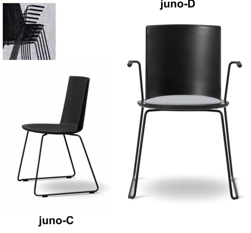 Modern Popular Conference Plastic Stackable Office Chair