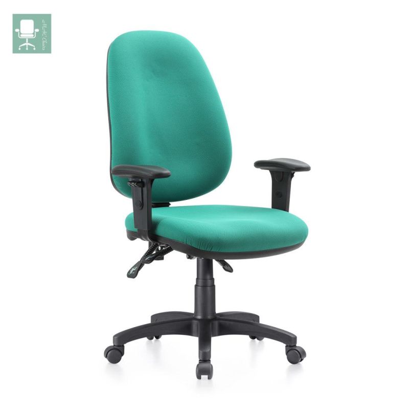 Green Fabric Manager Office Chair with Molded Foam