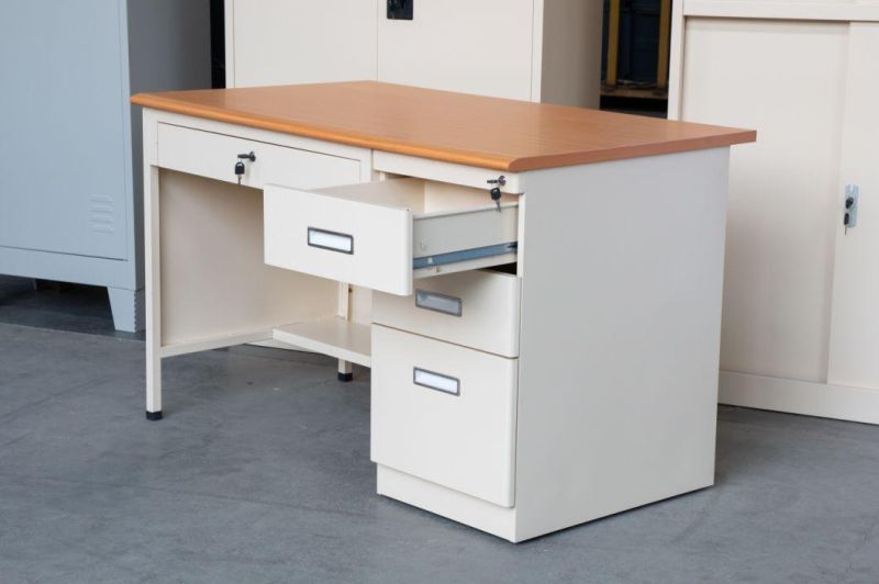 High Quality Metal Computer Table with Drawers