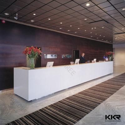 Custom Made Corian Solid Surface Office Reception Desk