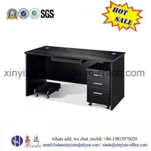 Cheap Panel Office Furniture Black Color Computer Desk (MT-2422#)