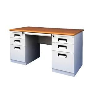 Computer Desk Metal Steel Table Modern Sturdy Office Desk PC Laptop Notebook Study Table for Home Office Workstation