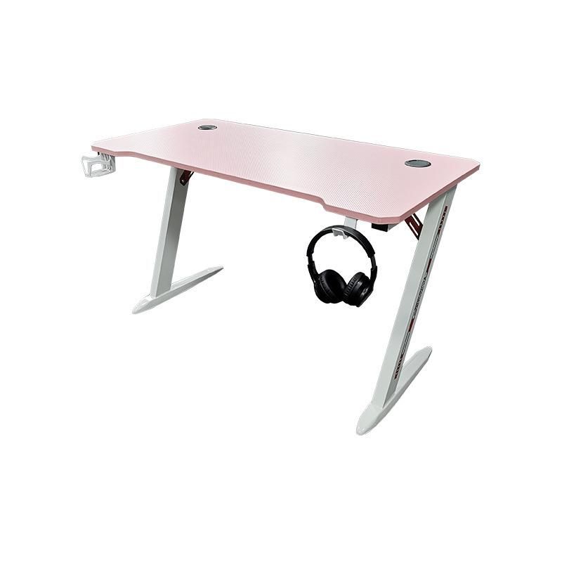 Elites Morden Furniture Black Gaming Desk Computer Table Gaming Desk E-Sports Table with LED