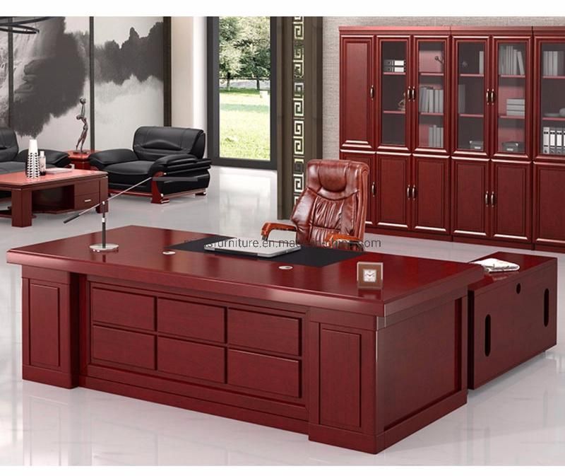 (M-OD1194) Beautiful Executive Boss Office MDF Computer Desk Furniture